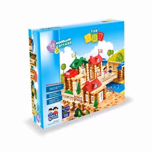 بازی ساختنی کلبه جنگلی 92 قطعه