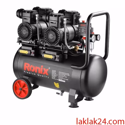 کمپرسور باد سایلنت 50 لیتری دو موتوره رونیکس مدل RC5013