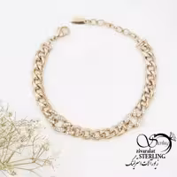 دستبند کارتیر نگین دار مارک ژوپینگ کد 17677