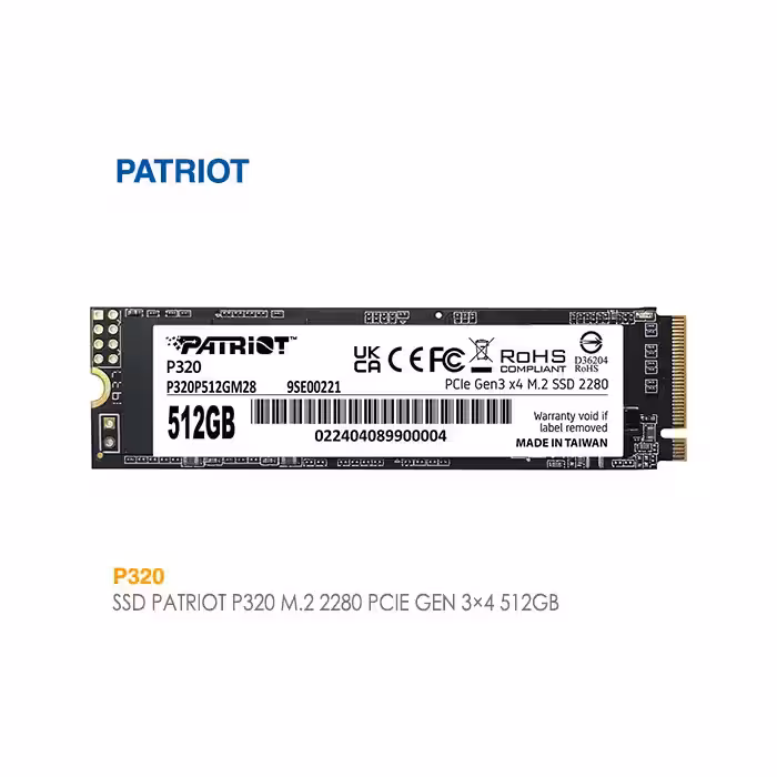 حافظه اس اس دی 512 گیگابایت پاتریوت P320