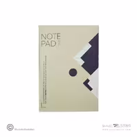 دفتریادداشت(بی خط)21*14ته چسب همین سری MOON