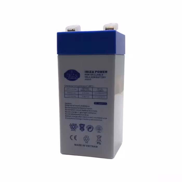 باتری یو پی اس 4 ولت 6 آمپر ساعت ایبیزا مدل IB-4V6Ah