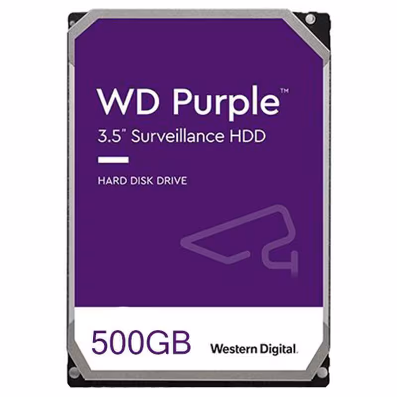 هارد دیسک اینترنال وسترن دیجیتال مدل WD05PURZ ظرفیت 500 گیگابایت | کالا مکس