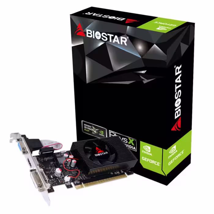 کارت گرافیک بایوستار مدل GEFORCE GT730 ظرفیت 2 گیگابایت DDR3