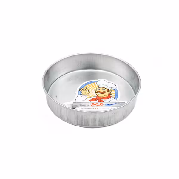 قالب کیک گرد گالوانیزه موج لبه کوتاه قطر 27