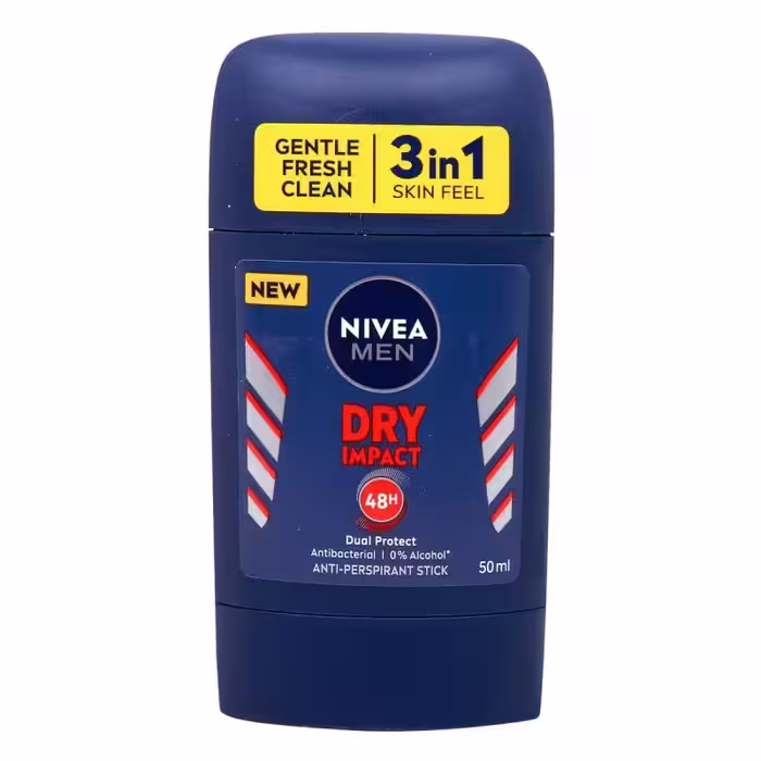 مام صابونی ضد تعریق نیوا درای ایمپکت Nivea Dry Impact Deodorant Stick – 50 ml