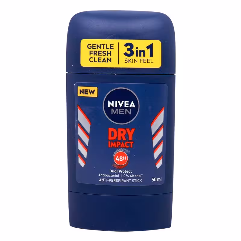 مام صابونی ضد تعریق نیوا درای ایمپکت Nivea Dry Impact Deodorant Stick – 50 ml