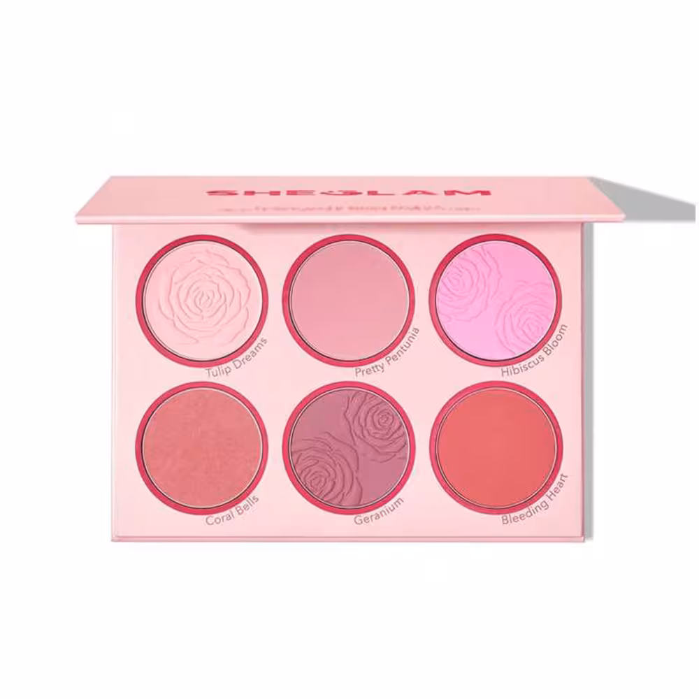 Sheglam Floral Flush Blush صورتی پالت رژگونه