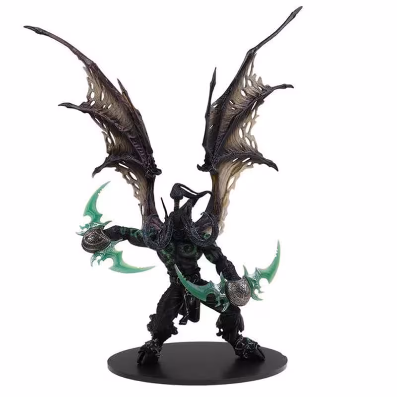 فیگور 29 سانتی ایلیدان شیطانی | Demon Illidan | از دنیای وارکرفت برند DC unlimited