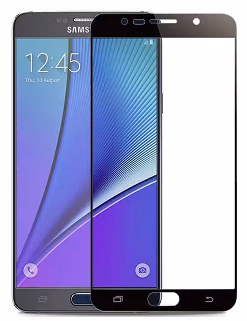 گلس نانو برای سامسونگ NOTE 5 فول کاور و تمام چسب