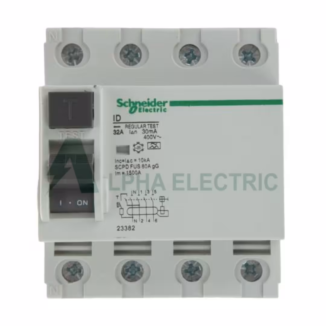 محافظ جان RCCB سه پل 80 امپر اشنایدر