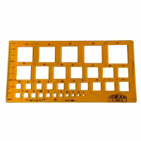 شابلون ایده آس مدل مربعی