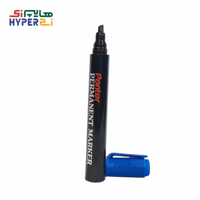 ماژیک آبی پنتر غیر وایت‌برد (نوک تخت)Panter