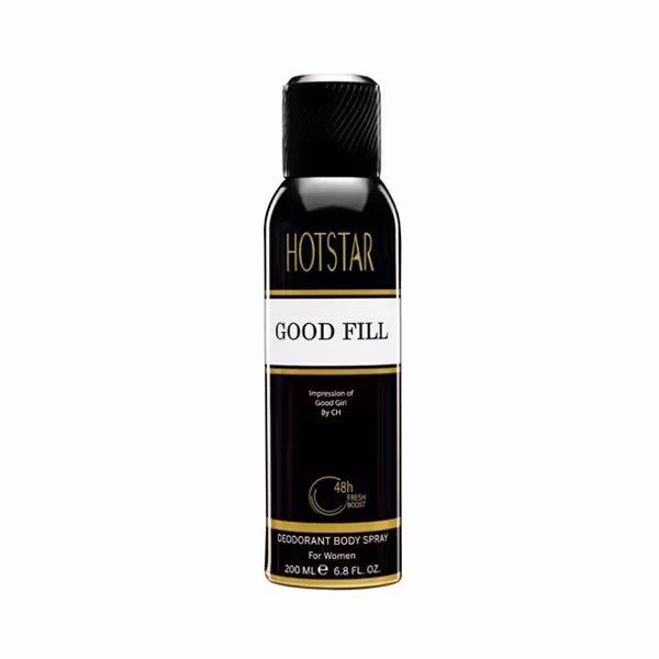 اسپری زنانه هات استار مدل گود گرل (Good Fill) حجم 200 میل - Hotstar