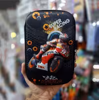 جامدادی کتابی سه بعدی بزرگ طرح موتور سوار