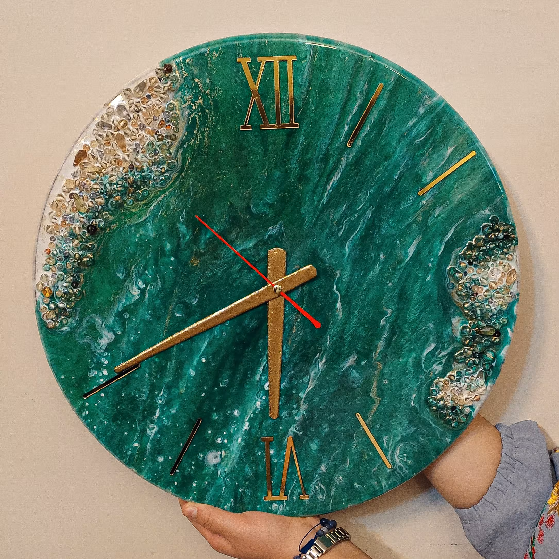 ساعت دیواری رزینی