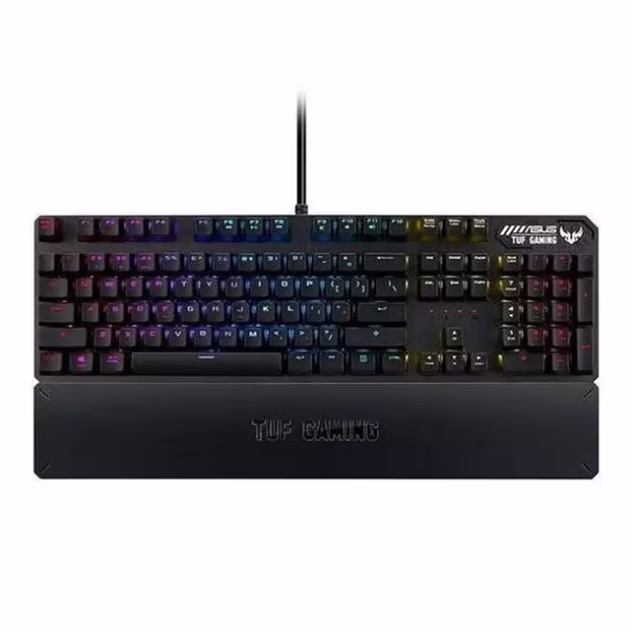 کیبورد گیمینگ ایسوس TUF Gaming K3 RGB Brown