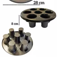 قالب مافین 7 خانه لیوانی