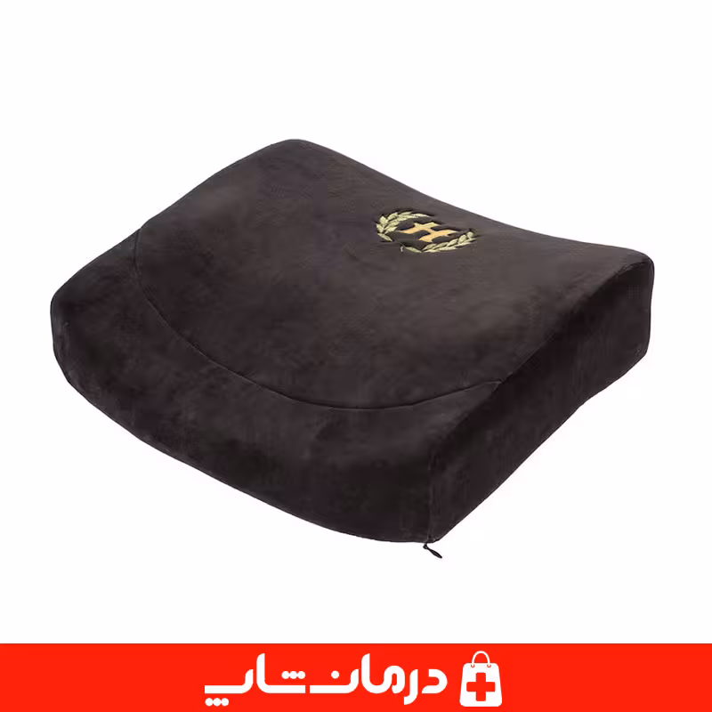 بالشت پشت کمری هوشمند مدل پلاس رنگ ذغالی