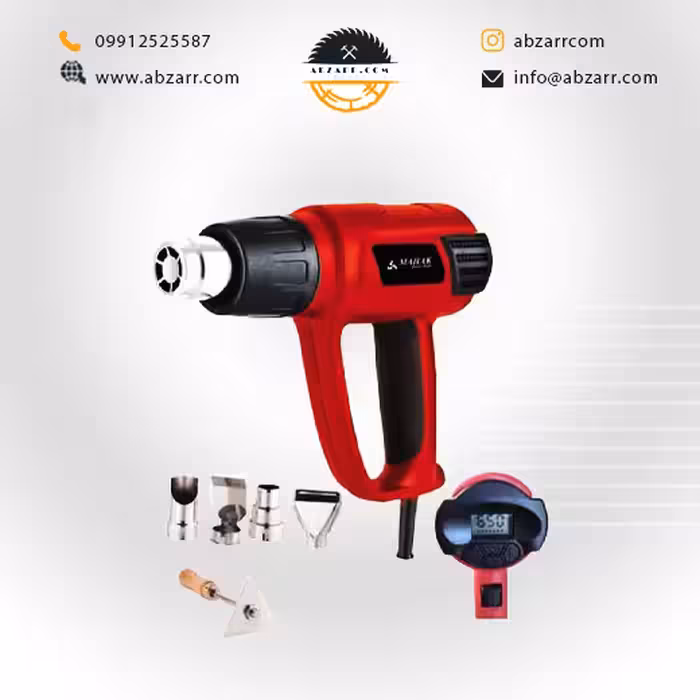 سشوار صنعتی سرامیکی 2000 وات با لوازم جانبی محک مدل HG-650C (( اقساط یک ساله ))