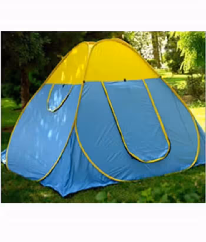 چادر مسافرتی ضد آب 8 نفره جنس سامسونگ خارجی ( با پنجره طرح ایتالیایی و هواکش دار )( ارسال رایگان)