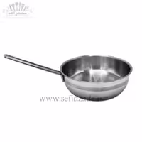 تابه تکدسته استیل دستی لوکس سایز 24