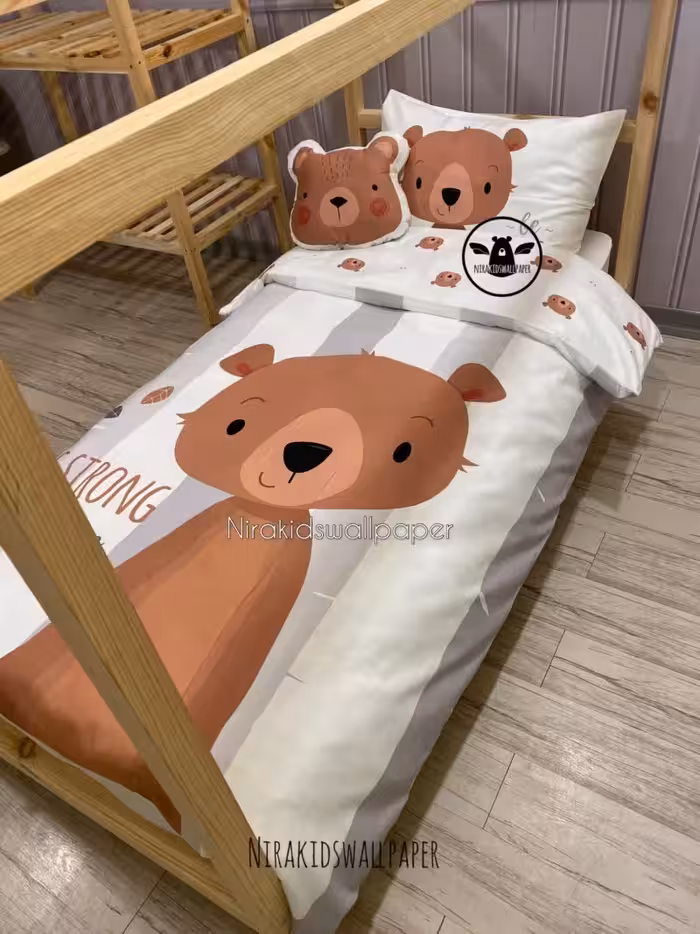 ست خواب نوجوان خرس قهوه ای