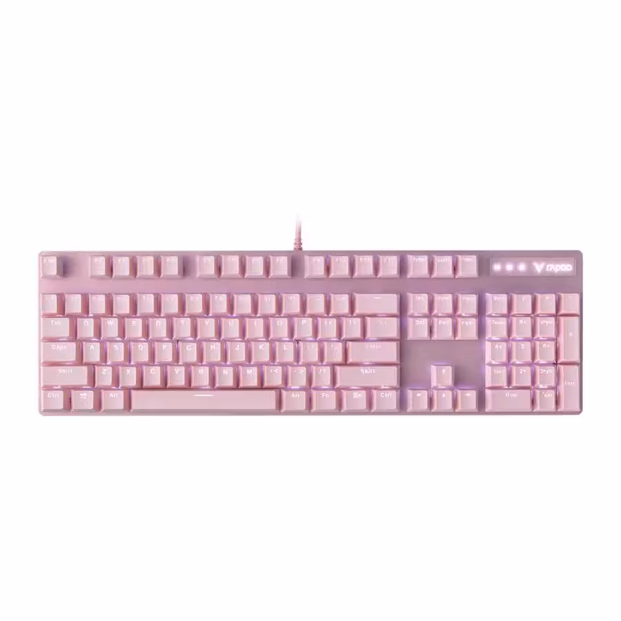 کیبورد گیمینگ رپو مدل V500PRO Pink