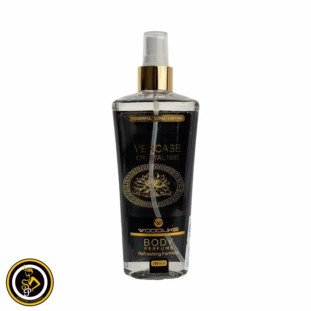 بادی اسپلش زنانه ورساچ کریستال نویر (Versace Crystal Noir) وودلایک