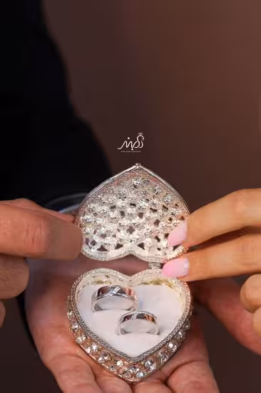 💍حلقه ست جواهري(مردانه و زنانه) خاص و زیبا؛ نقره عیار 925(R_1256)