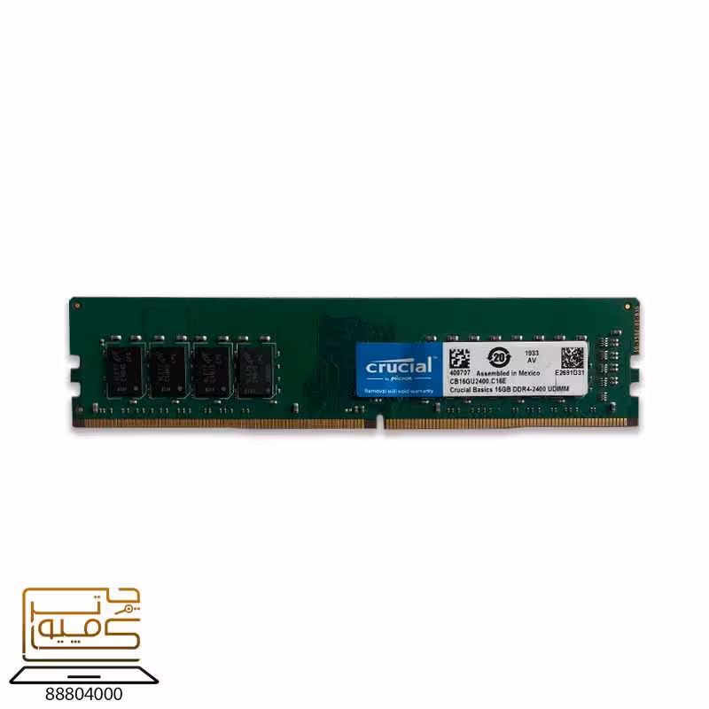 خرید رم کروشیال 16 گیگ DDR4 فرکانس 2400 نو از کامپیوترچی