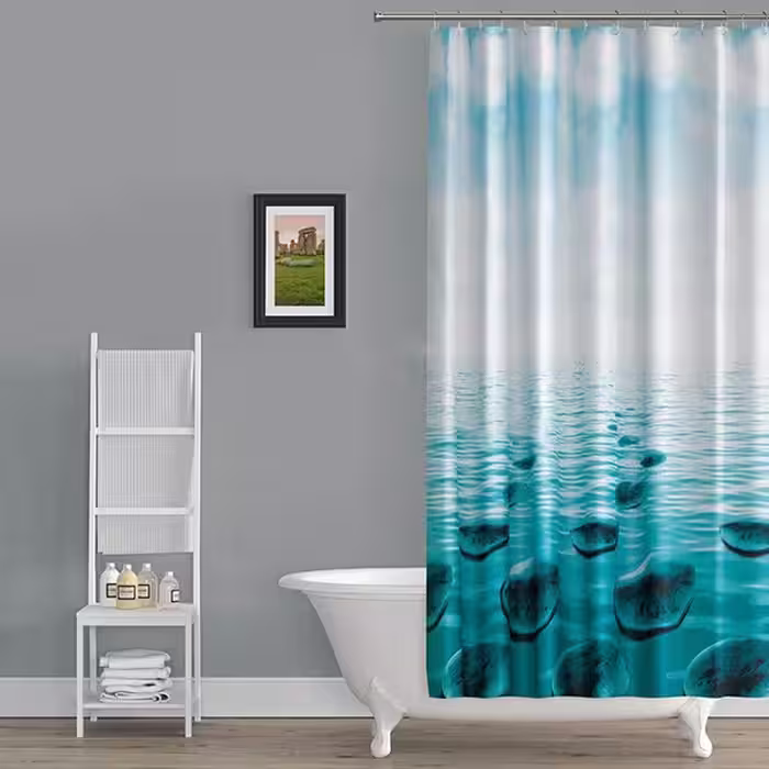 پرده حمام کد TOR-5075 سایز 200×180 سانتی متر
