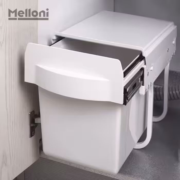 سطل تک زیر سینکی ملونی 9034 - یراقینو فروش یراق آلات کابینت و درب