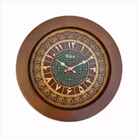 ساعت دیواری مدل رویال تمام چوبی    کد Cks616