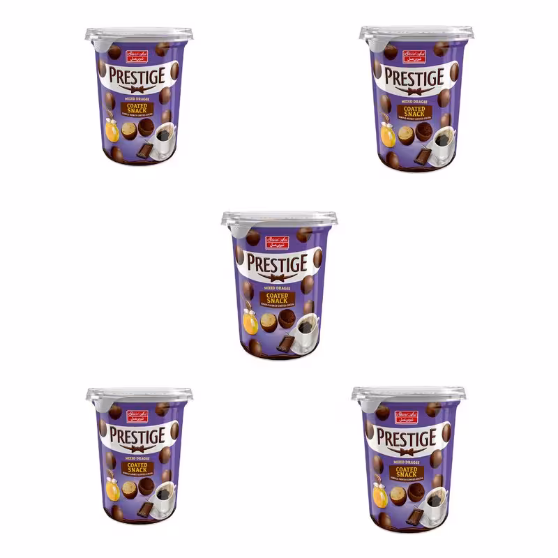 شکلات توپی مغزدار شیرین عسل - 150 گرم بسته 5 عددی