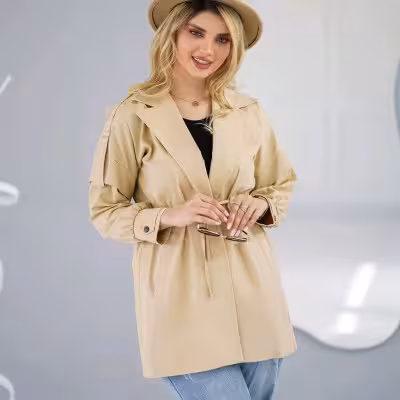 مانتو اسپرت زنانه کتان مدل ملیکا