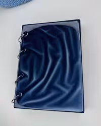 دفتر لوکس A4 رزینی طرح مخمل کلاسور