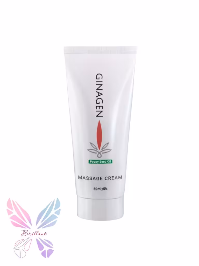 کرم ماساژ ژیناژن حاوی روغن دانه خشخاش