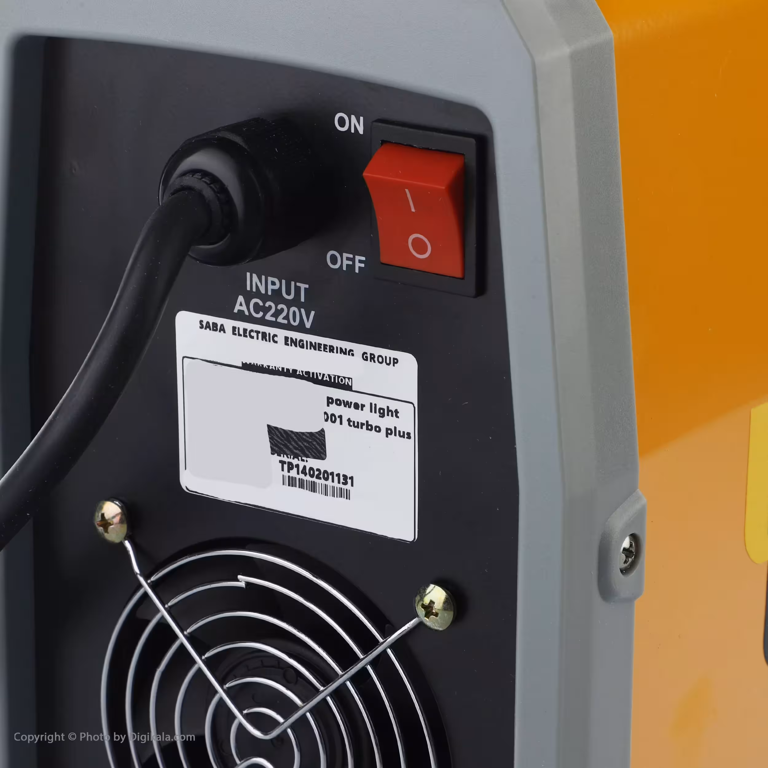 دستگاه جوش 200 آمپر صبا مدل Power light 2001 Turbo Plus