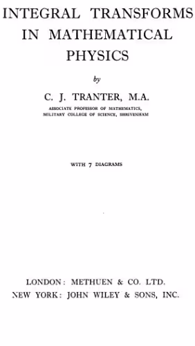 خرید و دانلود نسخه کامل کتاب Integral Transforms In Mathematical Physics