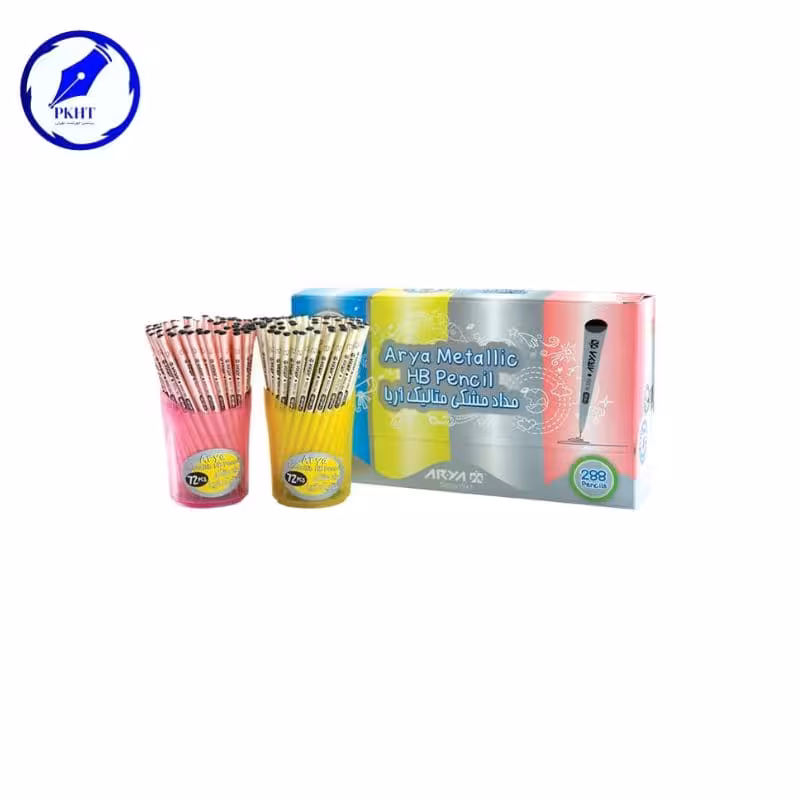 مداد مشکی متالیک آریا کارتنی