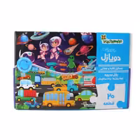 ★دو پازل وسایل نقلیه و فضایی فرفره های رنگی پویا (نو، قسطی، با تخفیف)