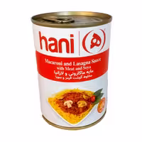 کنسرو مایه ماکارونی و لازانیا هانی 380 گرمی