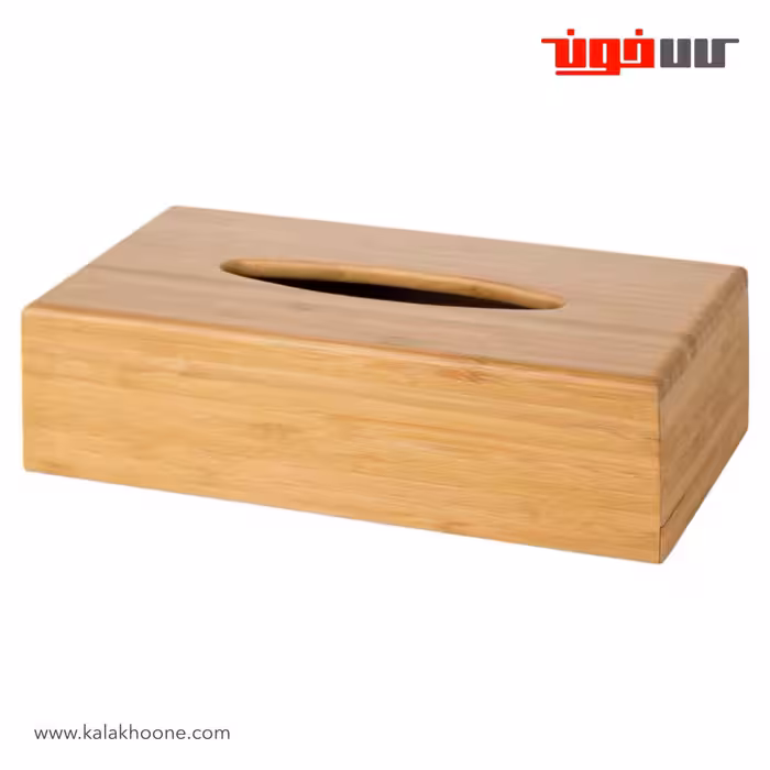 جعبه دستمال کاغذی بامبو ایکیا مدل BONDLIAN