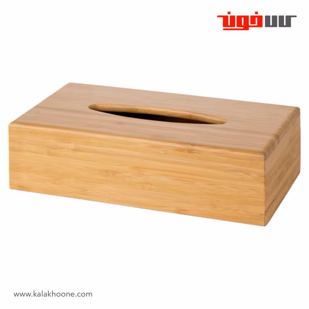 جعبه دستمال کاغذی بامبو ایکیا مدل BONDLIAN