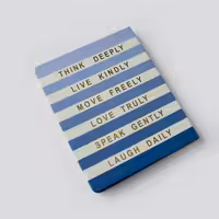 دفتر خط دار لاکچری آبی بزرگ پاپکو (PAPCO)