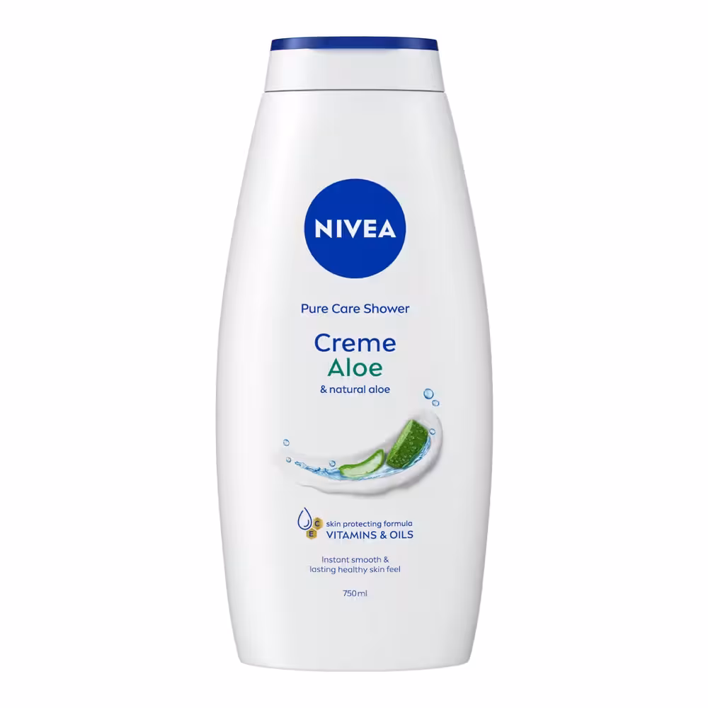 شامپو بدن کرمی نیوآ مدل Cream Aloe با عصاره آلوئه ورا حجم 750 میل