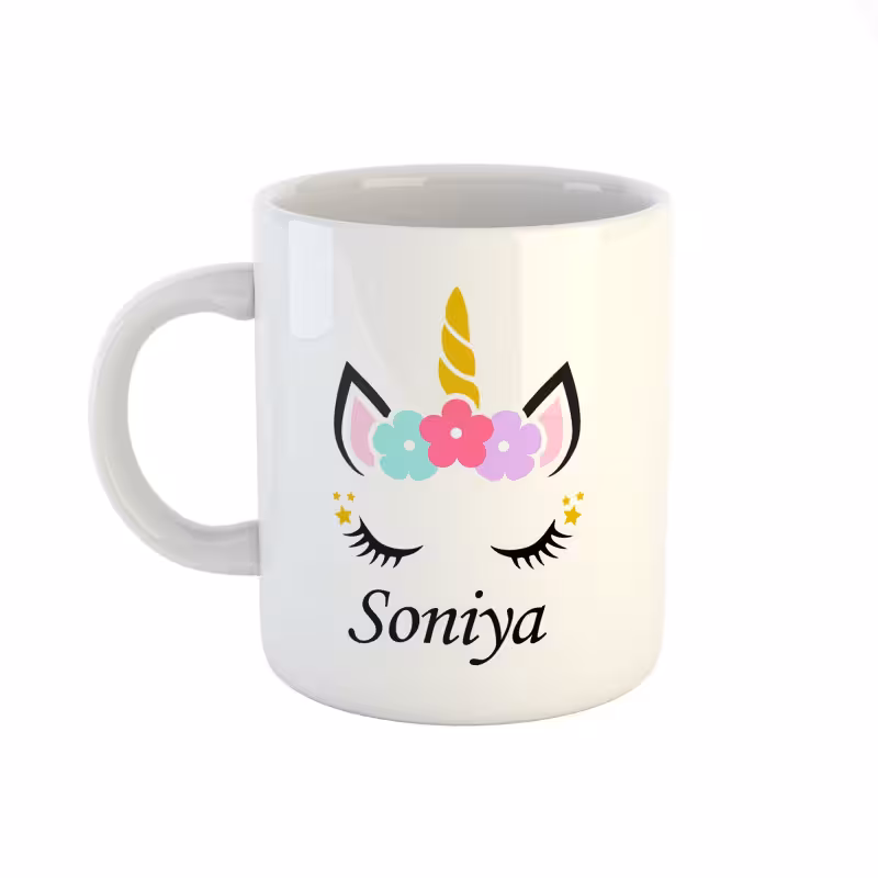 خرید ماگ-لیوان  اسم سونیا  unicorn کد 204