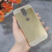 قاب گوشی Motorola Moto G4 مدل آینه ای نگین دار