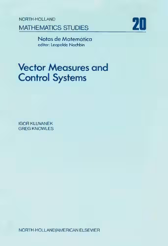 خرید و دانلود نسخه کامل کتاب Vector measures and control systems
